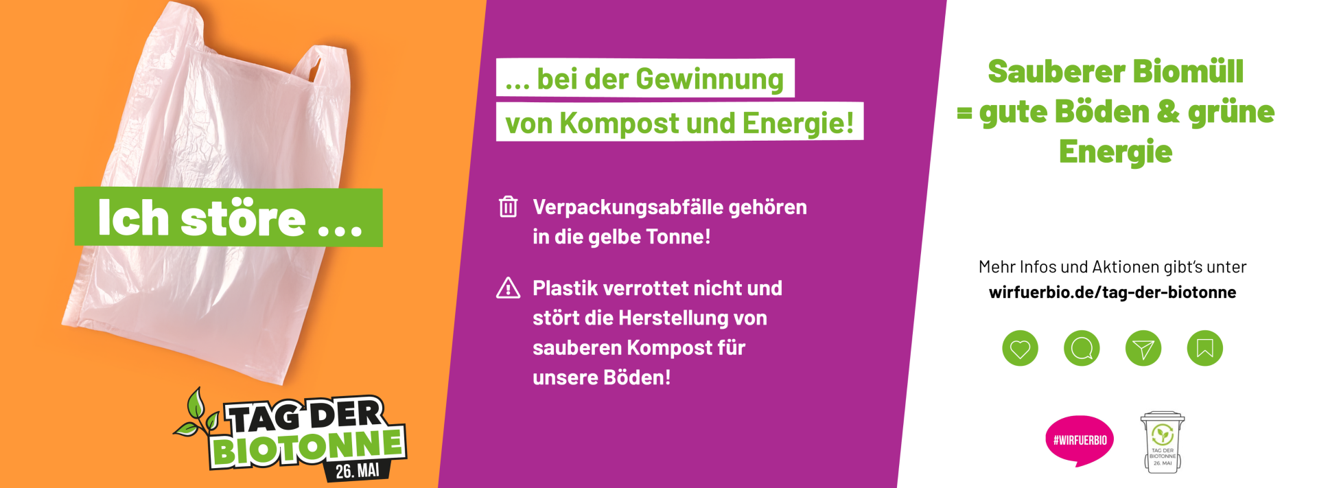 Sauberer Biomüll